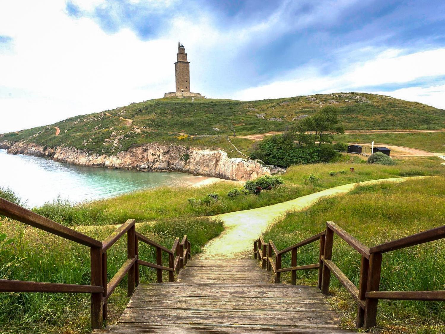 Sakura Homes Torre De Hercules 4 Plazas A Coruña Eksteriør billede